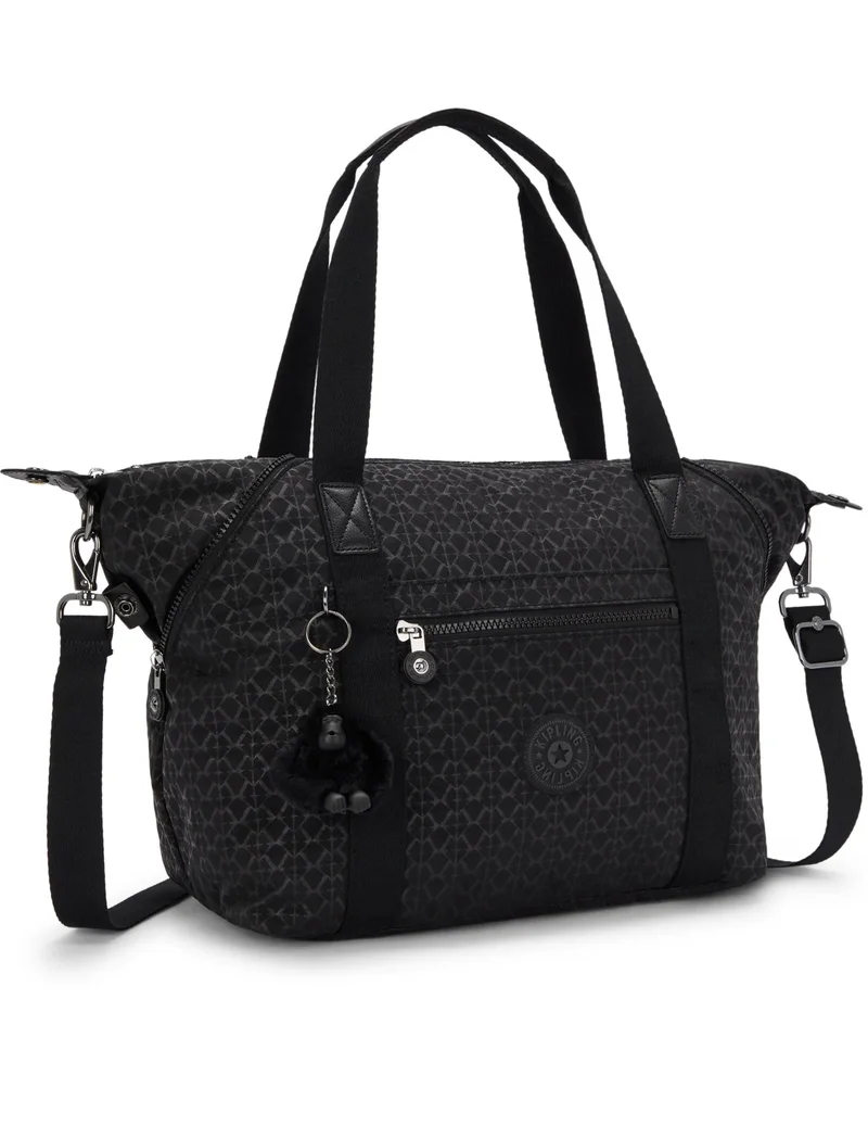 kipling  Art Female Medium Tote With Removable Shoulder Strap - Signature Emb  | Best Price UAE